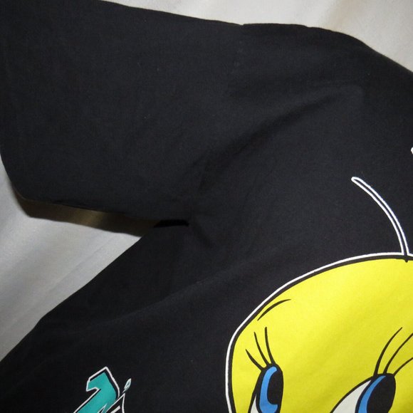Vintage Tweety Bird Tee, Made In USA, Sun Sportswear, Plus Size 24W - Picture 2 of 13